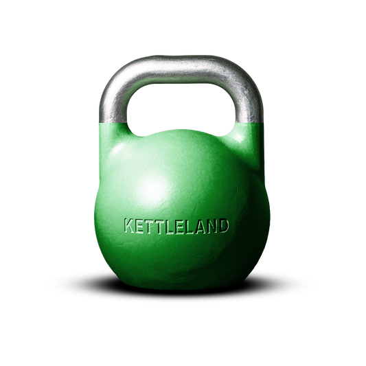 Kettlebell de Competición Premium Kettleland – Acero Sólido INOX – Peso 24 kg