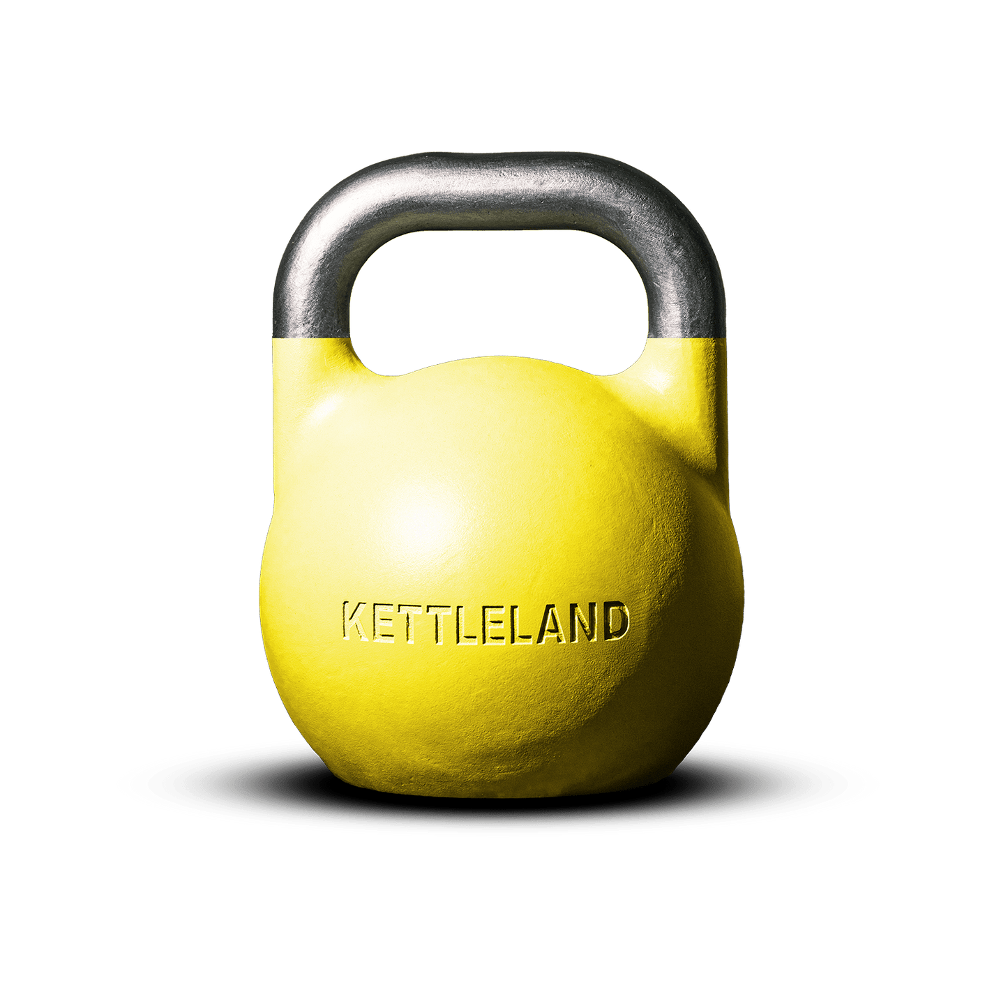 Kettlebell de Competición Profesional Kettleland – Acero Sólido – Peso 16 kg Kettleland - Material Oficial Mundiales IKMF - Kettleland Mallorca