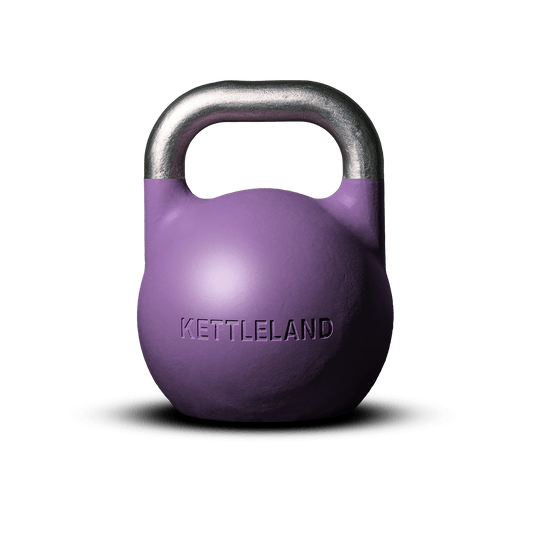 Kettlebell de Competición Profesional Kettleland– Acero Sólido – Peso 20 kg Kettleland - Material Oficial Mundiales IKMF - Kettleland Mallorca