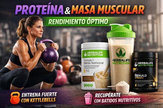 Consumo de proteína y masa muscular: cómo mejorar tu rendimiento con kettlebells y una recuperación eficaz
