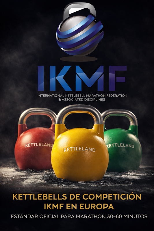 Kettlebells de Competición IKMF en Europa | Estándar Hollow Oficial Marathon 30–60'