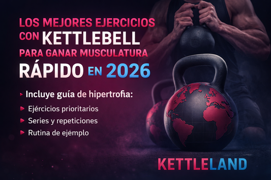 Los mejores ejercicios con kettlebell para ganar musculatura rápido en 2026