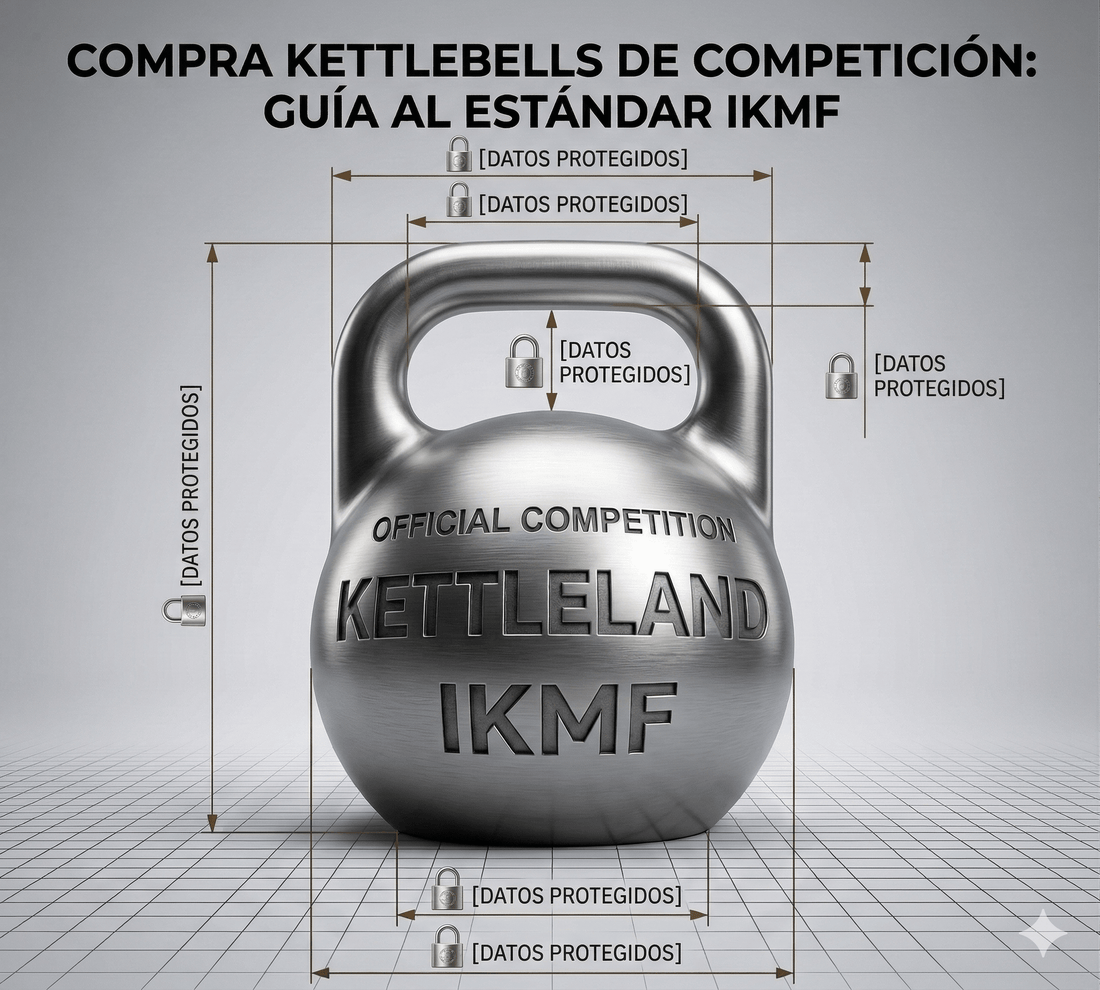 Medidas Oficiales de una Kettlebell de Competición (Guía Técnica 2026) - Kettleland