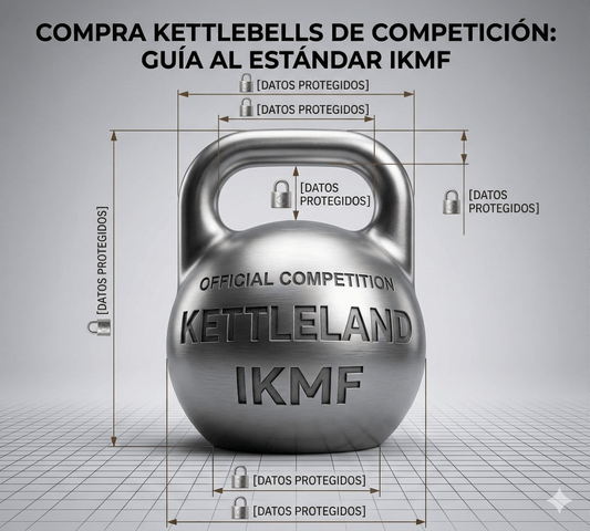 Medidas Oficiales de una Kettlebell de Competición (Guía Técnica 2026) - Kettleland