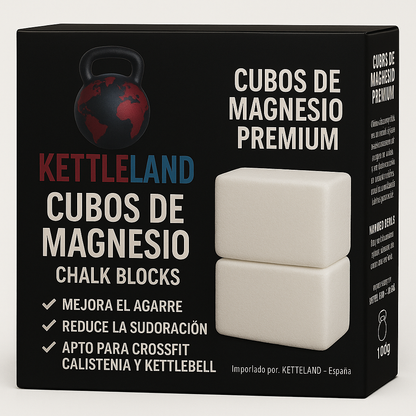 Magnesio premium cubo (tiza) Kettleland