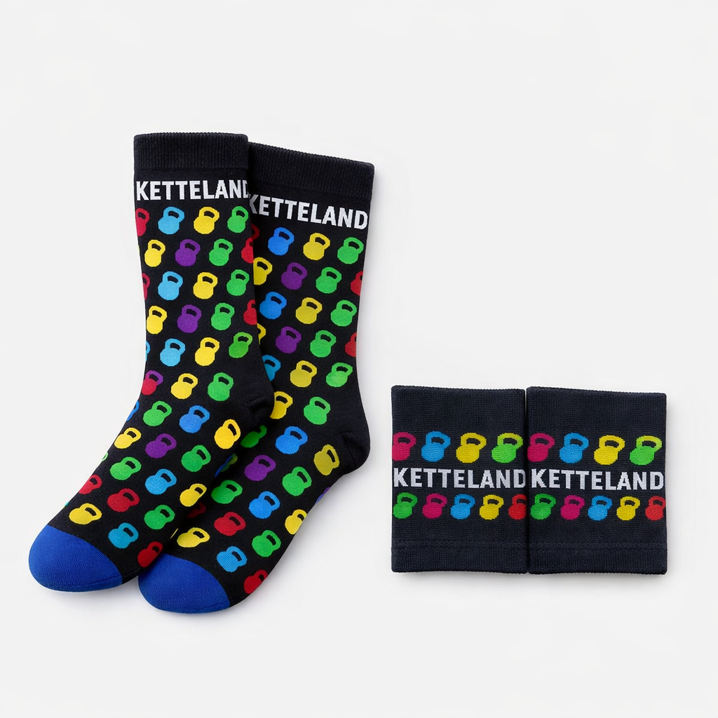 Pack Kettleland - Calcetines(1)  + (3)Muñequeras