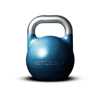 Kettlebell de compétition haut de gamme Kettleland – Acier inoxydable massif – Poids : 12 kg