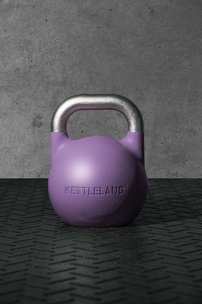 Kettlebell de compétition haut de gamme Kettleland – Acier inoxydable massif – Poids : 20 kg