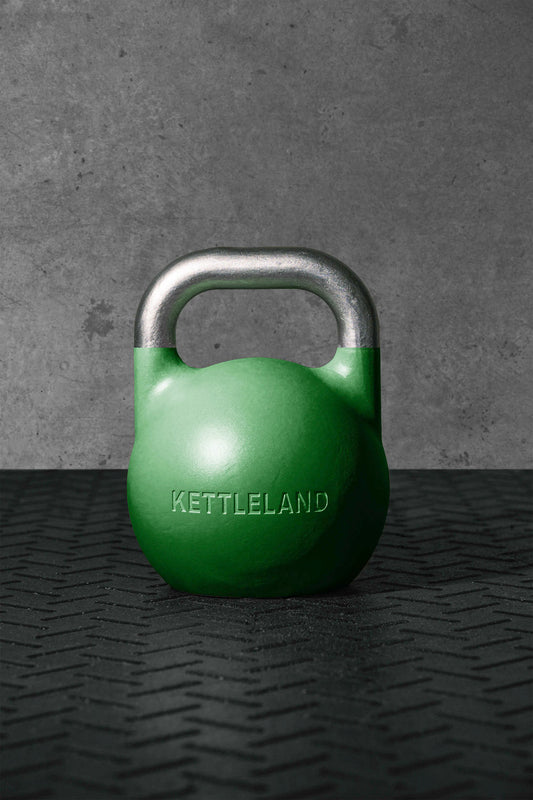Kettlebell de Competición Premium Kettleland – Acero Sólido INOX – Peso  24 kg