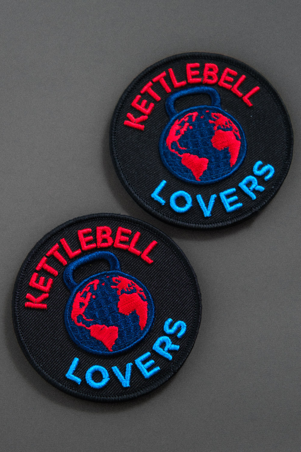 Écusson kettlebell avec velcro pour sac à dos de sport – affichez votre passion pour les kettlebells