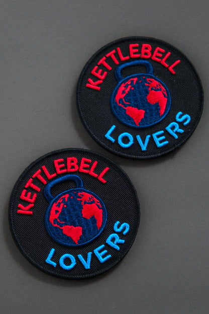 Écusson kettlebell avec velcro pour sac à dos de sport – affichez votre passion pour les kettlebells
