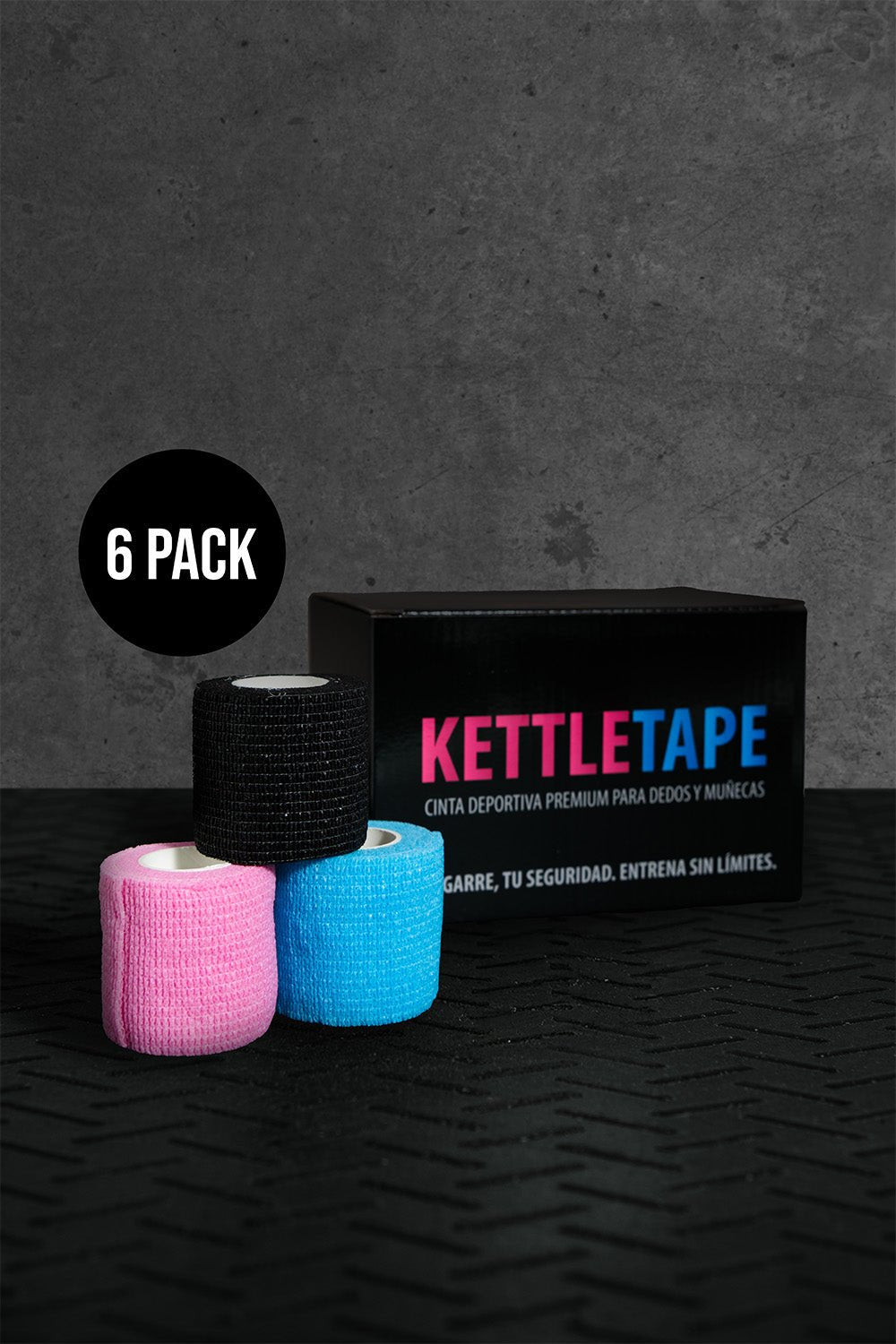 Cintas Autoadhesivas Kettleland – 5 cm | Protección rápida para muñecas castigadas por kettlebell, clean, jerk, snatch y barras Kettleland - Material Oficial Mundiales IKMF - Kettleland Mallorca