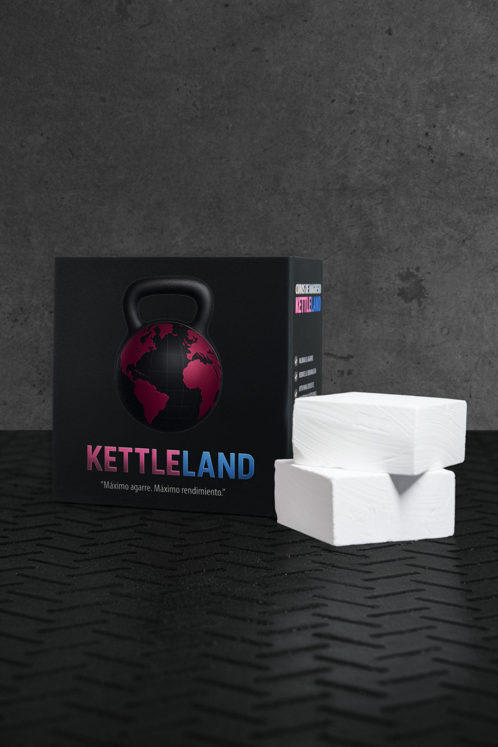 Magnesio en bloques para gimnasio y crossfit | Tiza profesional kettleland Kettleland - Material Oficial Mundiales IKMF - Kettleland Mallorca