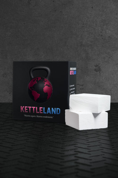 Magnesio en bloques para gimnasio y crossfit | Tiza profesional kettleland Kettleland - Material Oficial Mundiales IKMF - Kettleland Mallorca