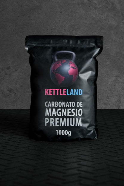 Magnesio para sudor en Polvo (tiza) Kettleland - Material Oficial Mundiales IKMF - Kettleland Mallorca