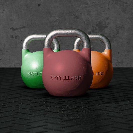 Pack PRO Kettlebells Kettleland Kettleland - Material Oficial Mundiales IKMF - Kettleland Mallorca